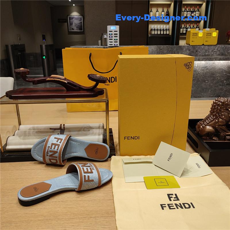 F**di haute couture flat sandals