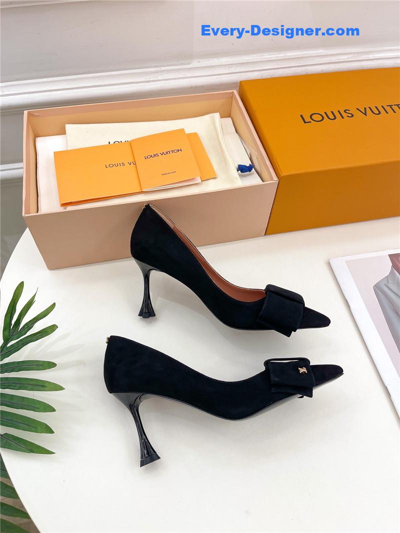 l0vis Vvtt0n lv bowknot pointed shoes