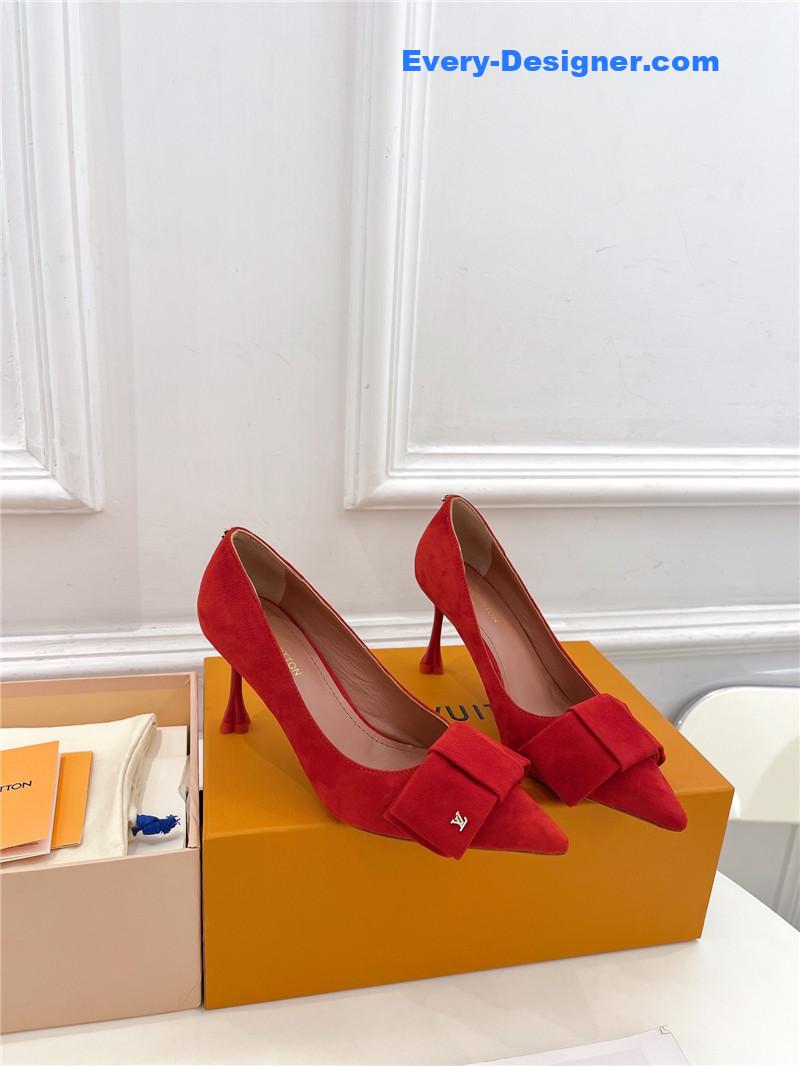 l0vis Vvtt0n lv bowknot pointed shoes