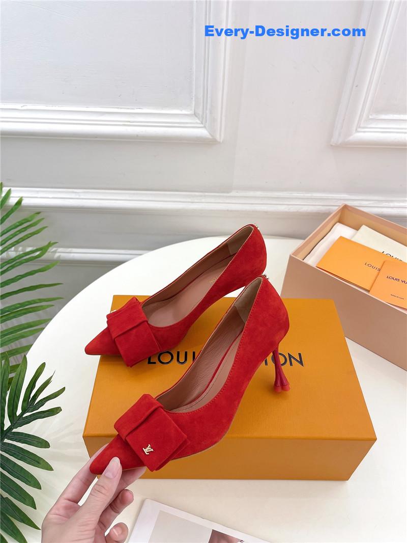 l0vis Vvtt0n lv bowknot pointed shoes