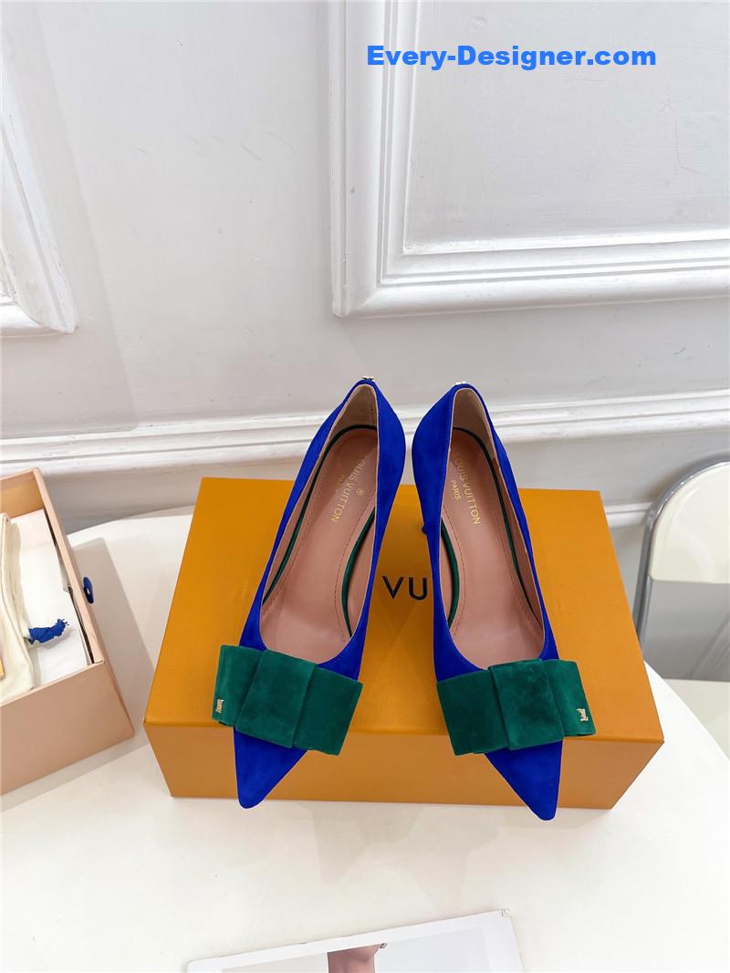 l0vis Vvtt0n lv bowknot pointed shoes