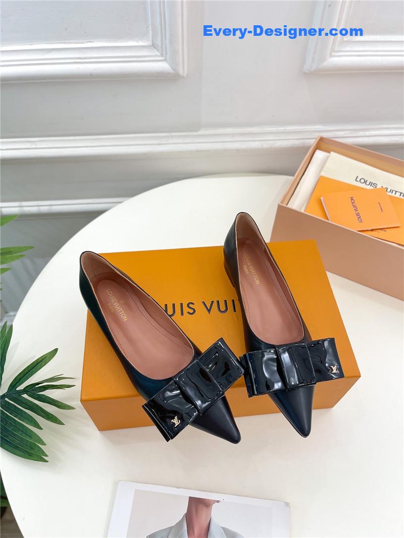 l0vis Vvtt0n lv bowknot pointed shoes