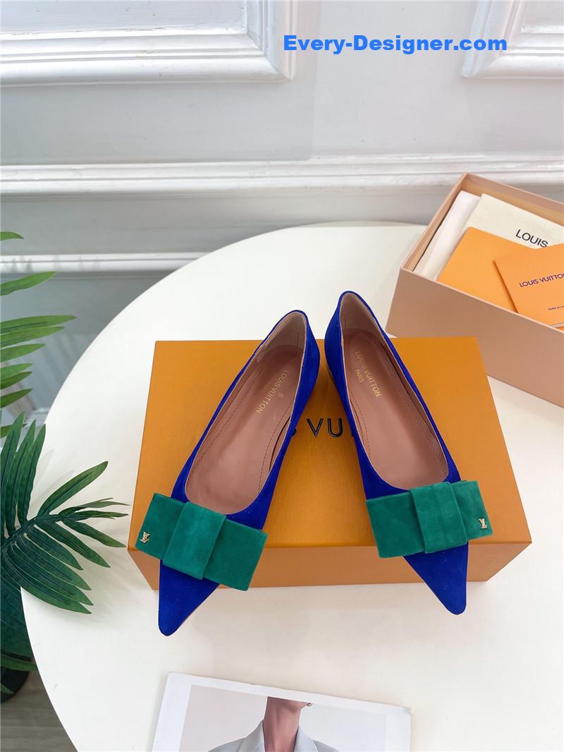 l0vis Vvtt0n lv bowknot pointed shoes