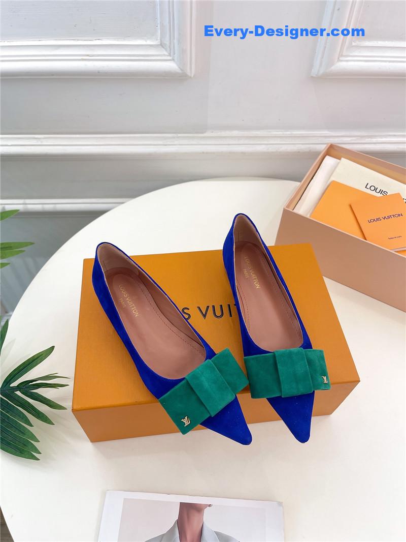 l0vis Vvtt0n lv bowknot pointed shoes