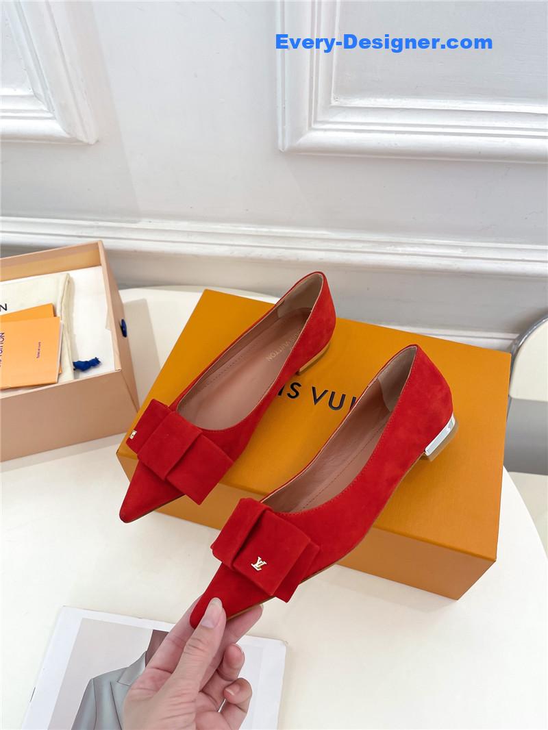 l0vis Vvtt0n lv bowknot pointed shoes