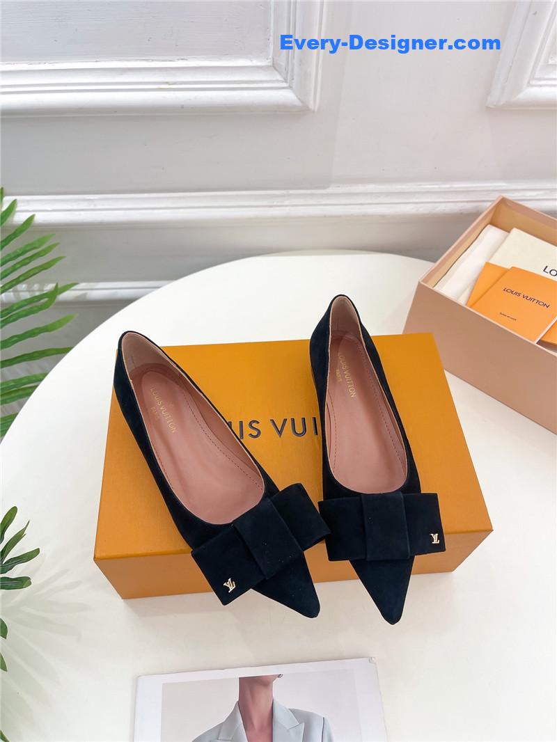 l0vis Vvtt0n lv bowknot pointed shoes