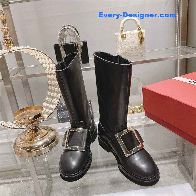Roger vivier new mid calf boots