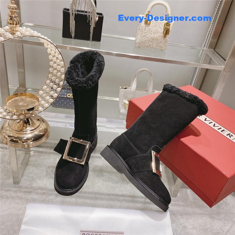 Roger vivier new mid calf boots
