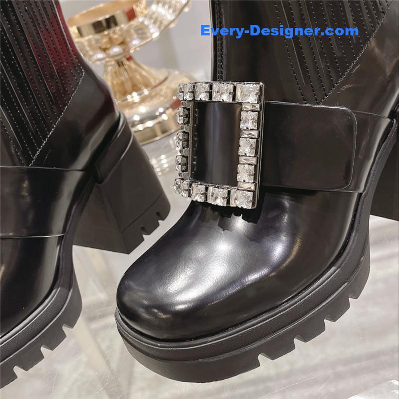 Roger vivier autumn and winter new high-heeled ankle boots