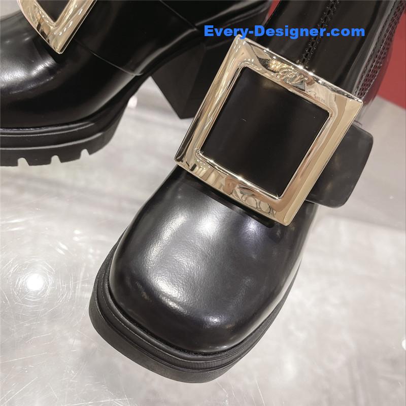 Roger vivier autumn and winter new high-heeled ankle boots