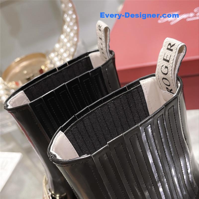 Roger vivier autumn and winter new high-heeled ankle boots