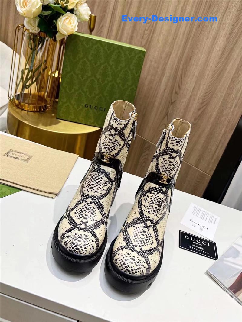 Gucci vintage british style ankle boots