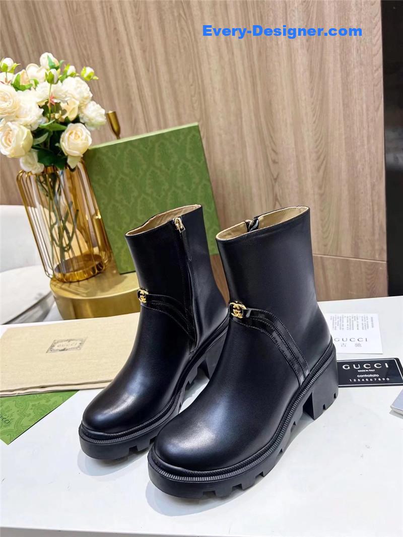 Gucci vintage british style ankle boots