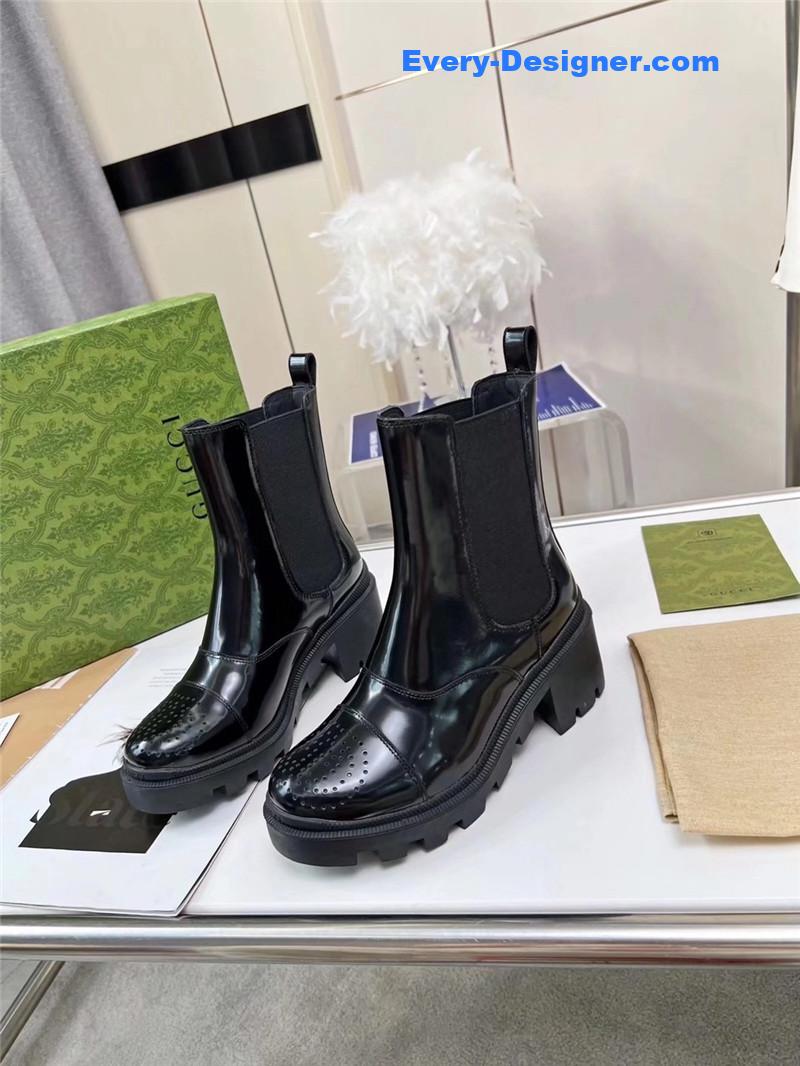 Gucci vintage british style ankle boots