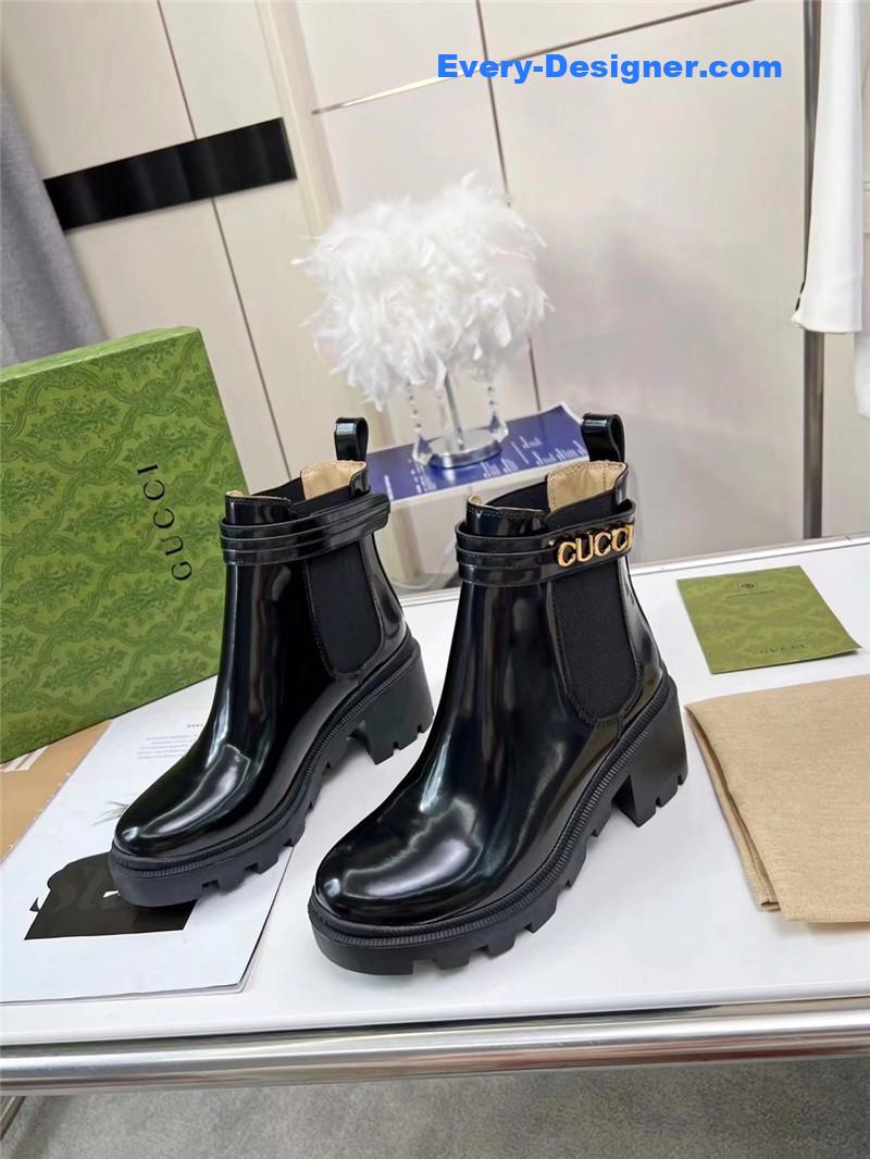 Gucci vintage british style ankle boots