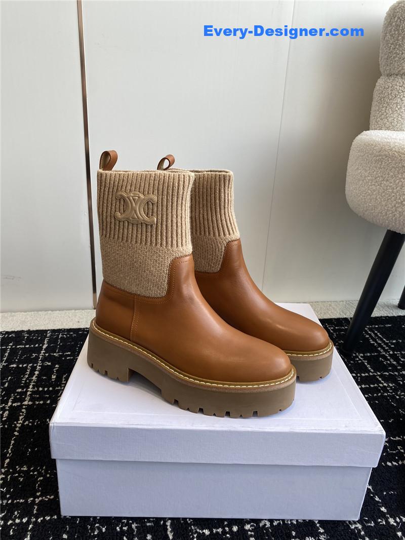 Ce1i*e autumn winter new knight boots