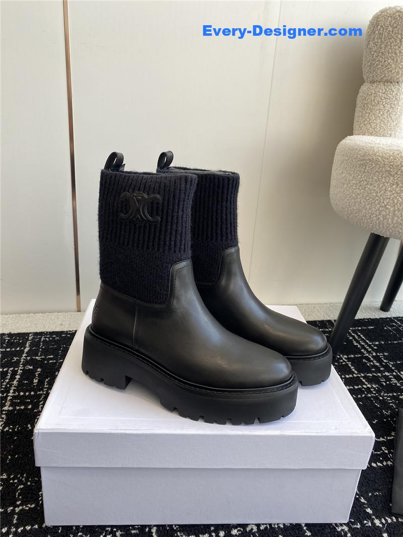 Ce1i*e autumn winter new knight boots