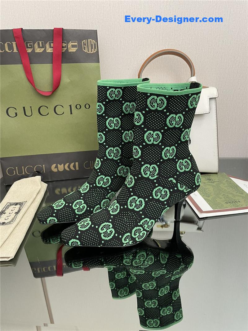 Gvc*1 new gg knitted ankle boots elastic socks boots
