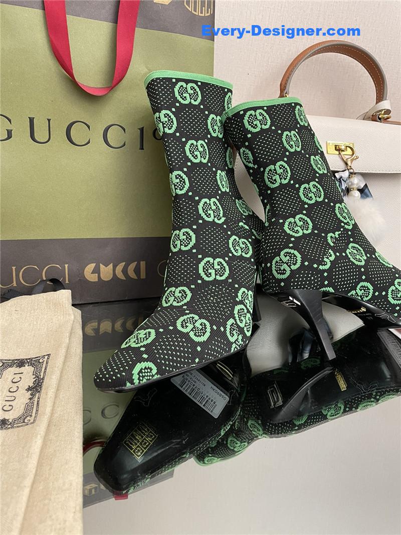 Gvc*1 new gg knitted ankle boots elastic socks boots