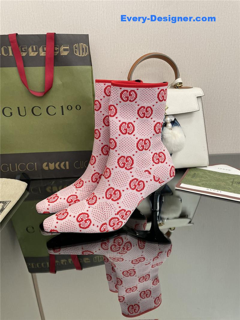 Gvc*1 new gg knitted ankle boots elastic socks boots