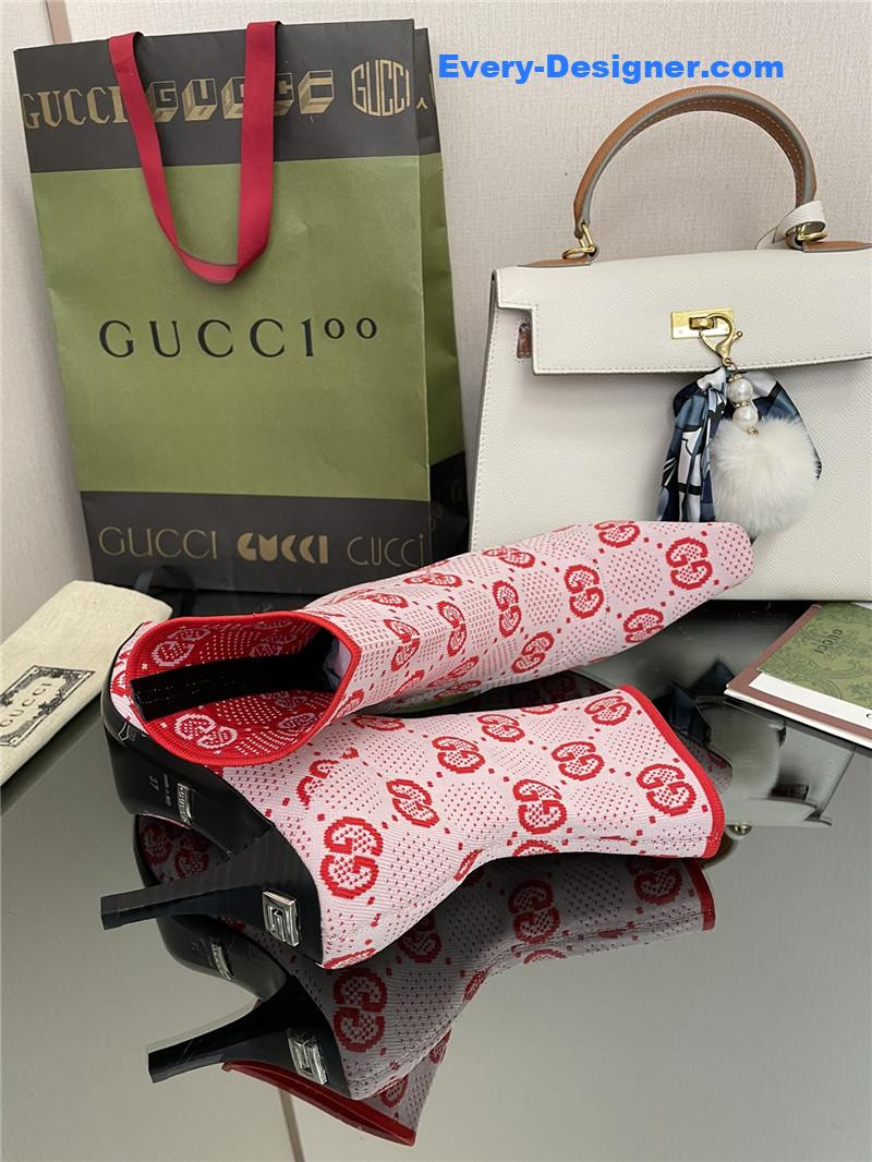 Gvc*1 new gg knitted ankle boots elastic socks boots