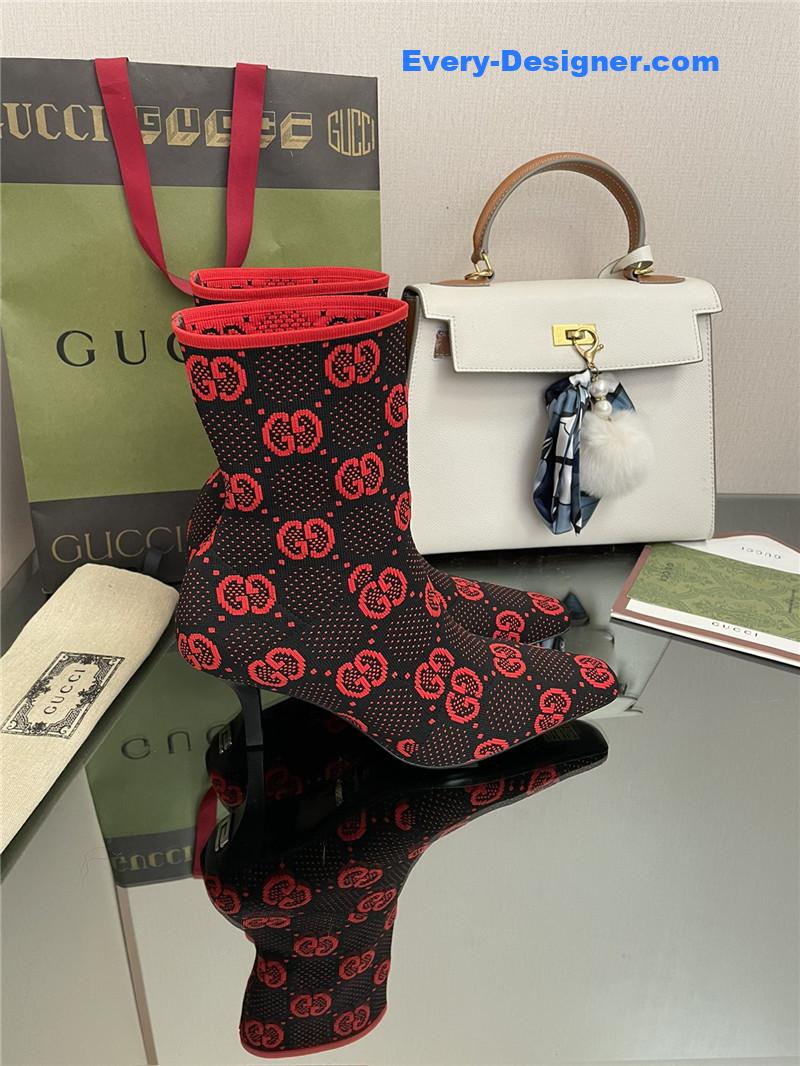 Gvc*1 new gg knitted ankle boots elastic socks boots