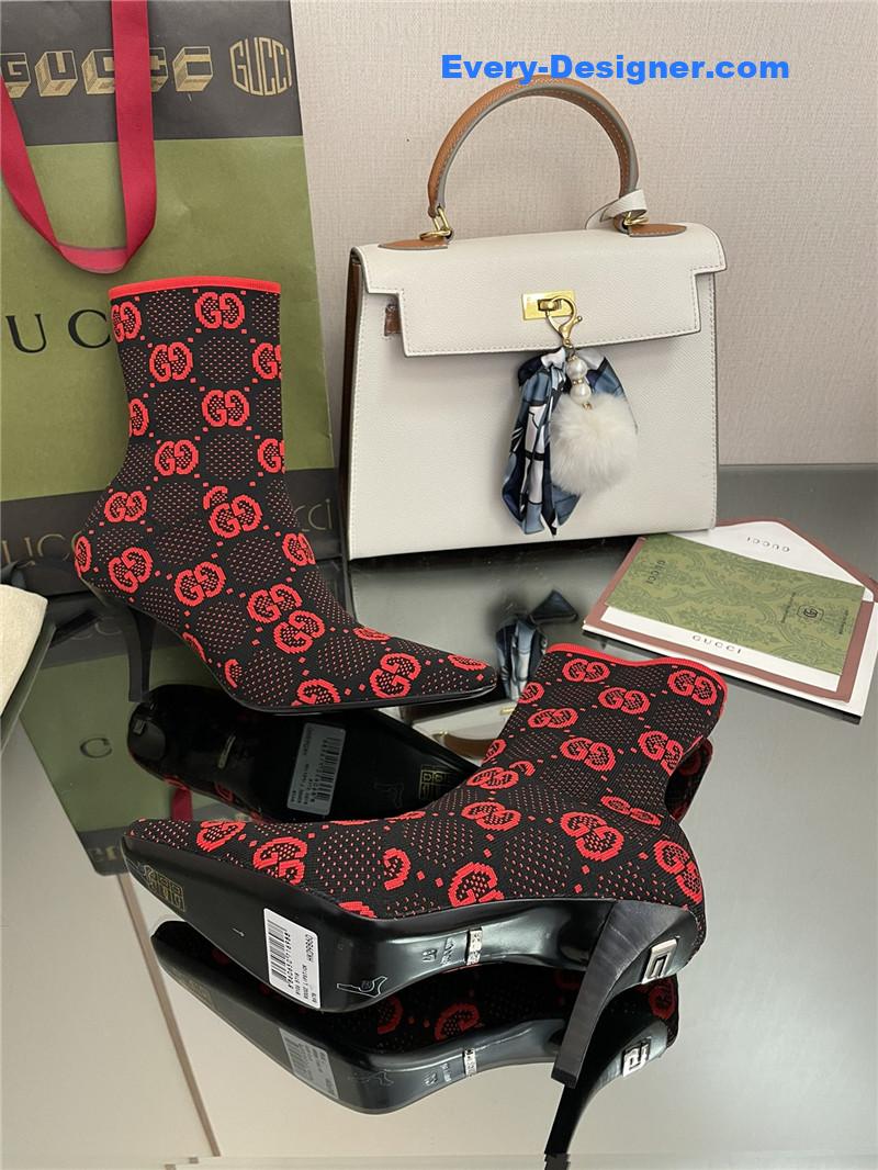 Gvc*1 new gg knitted ankle boots elastic socks boots