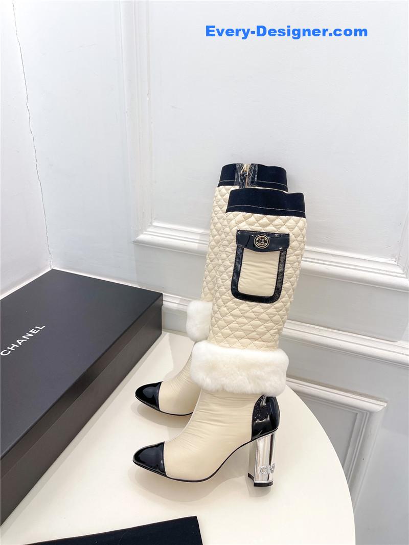 CC electroplated heel down boots