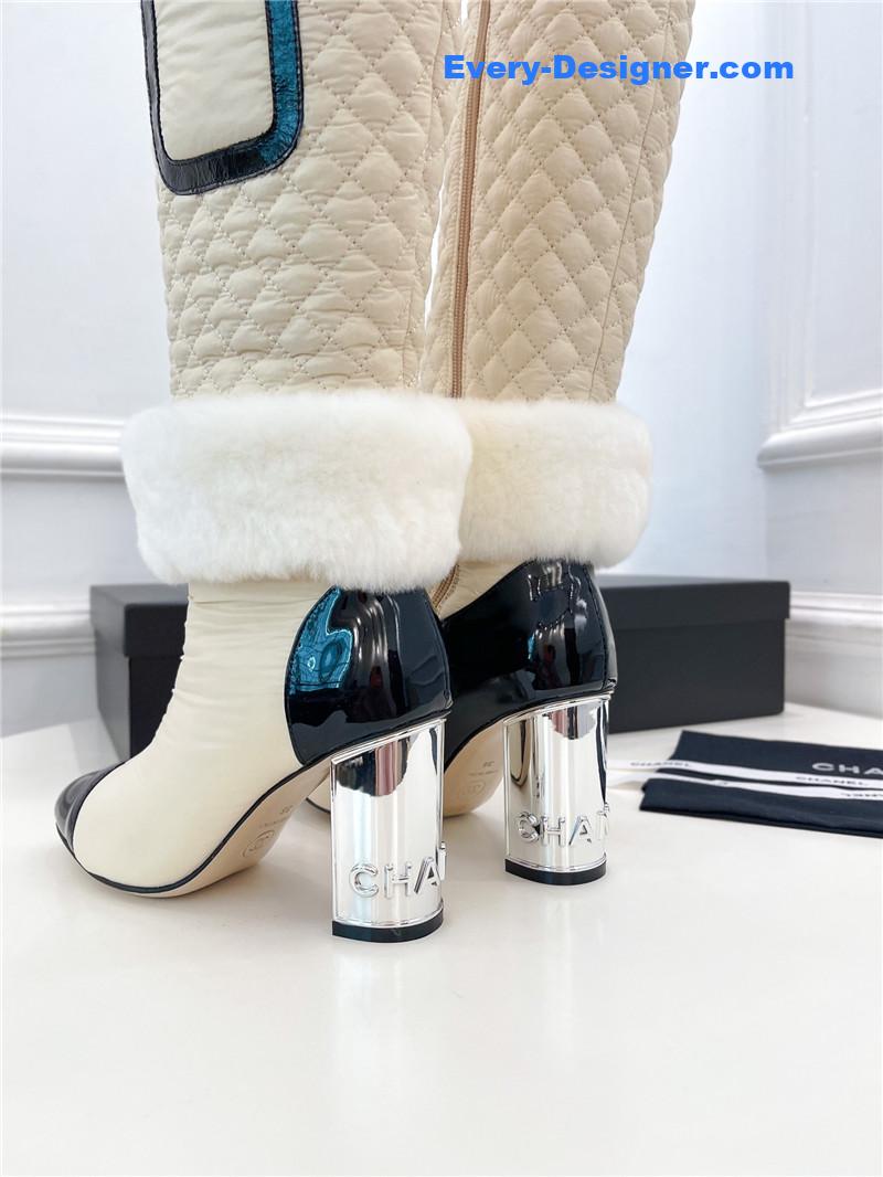 CC electroplated heel down boots