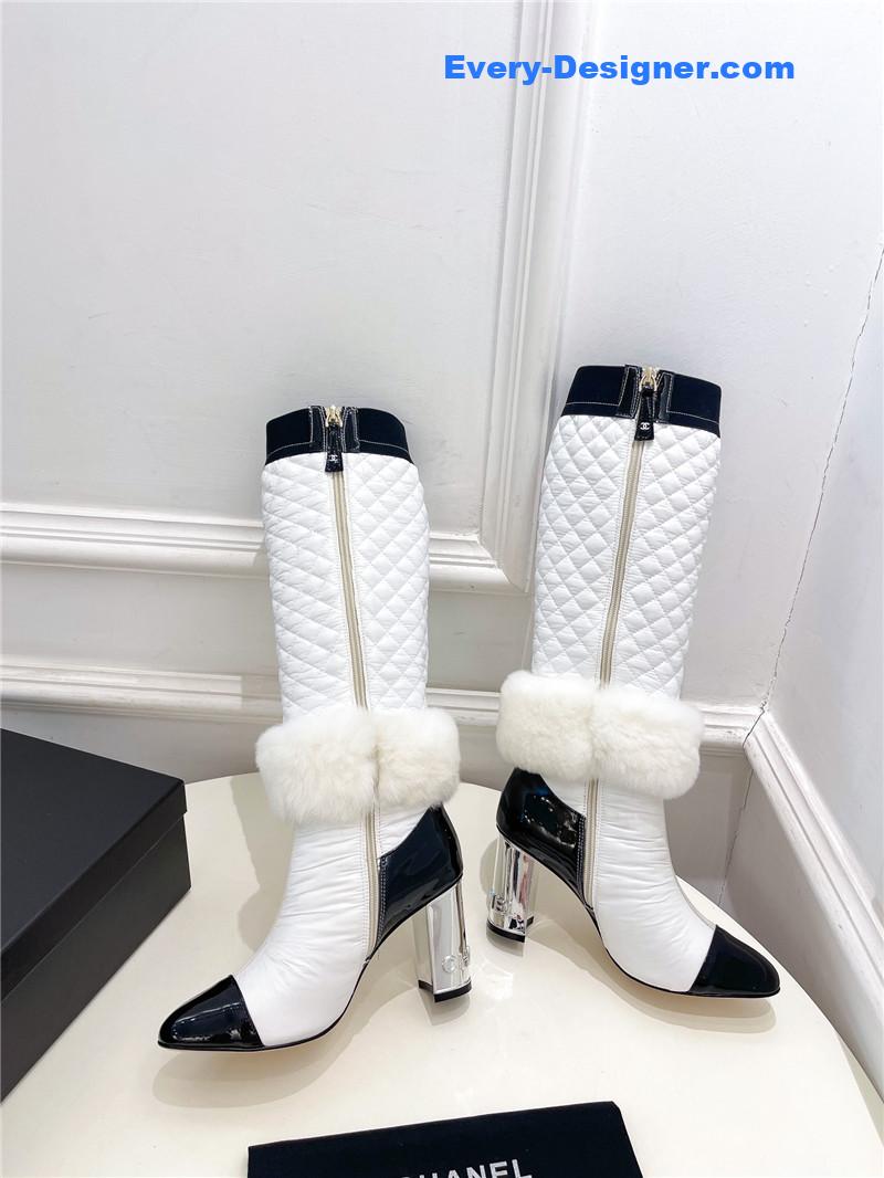 CC electroplated heel down boots