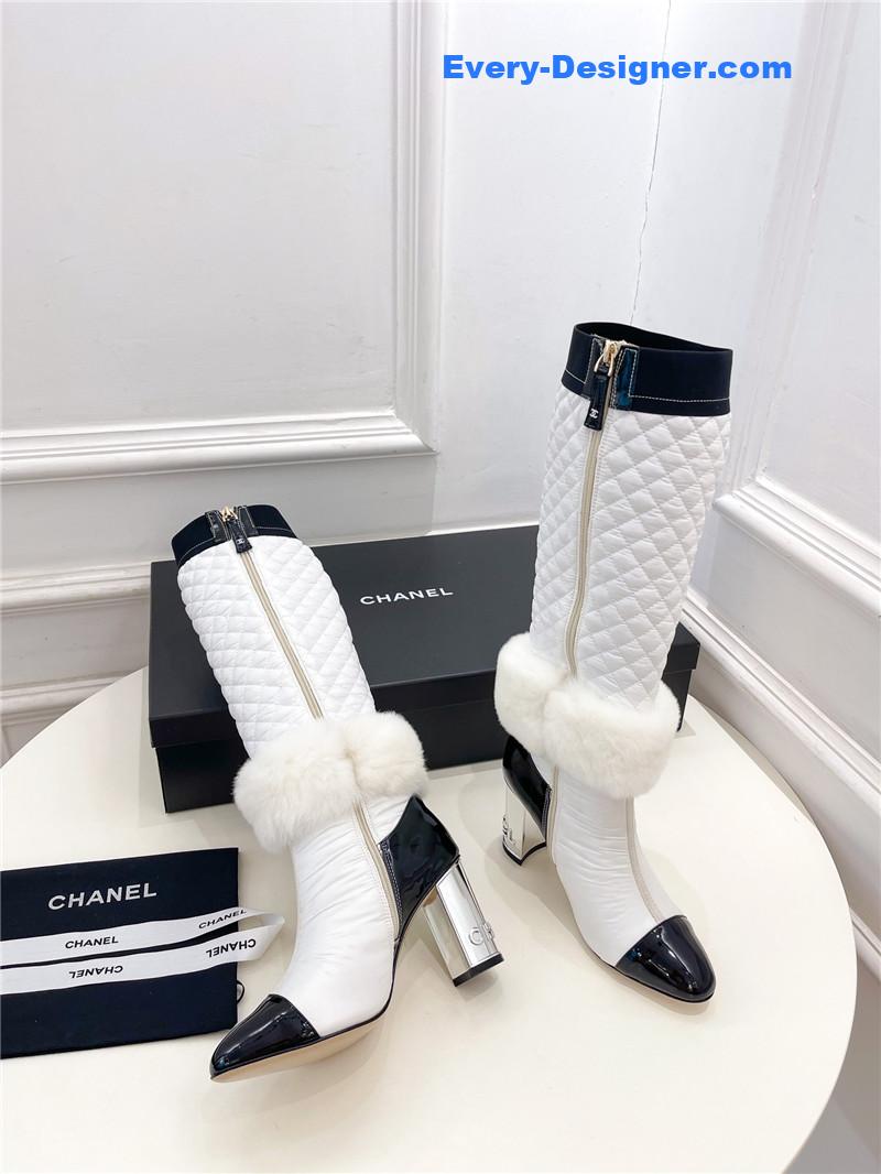 CC electroplated heel down boots