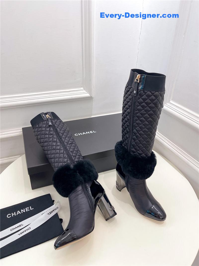 CC electroplated heel down boots