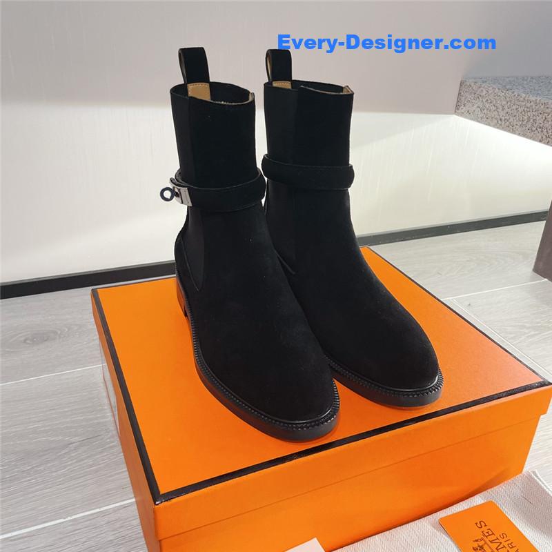 Hermes Kelly buckle Martin boots