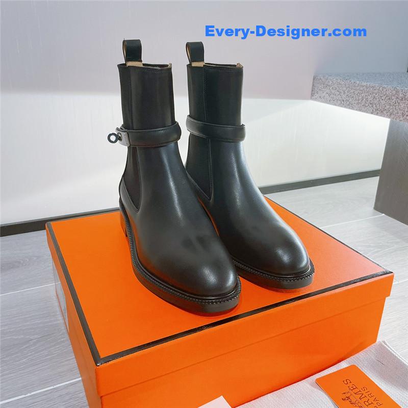 Hermes Kelly buckle Martin boots