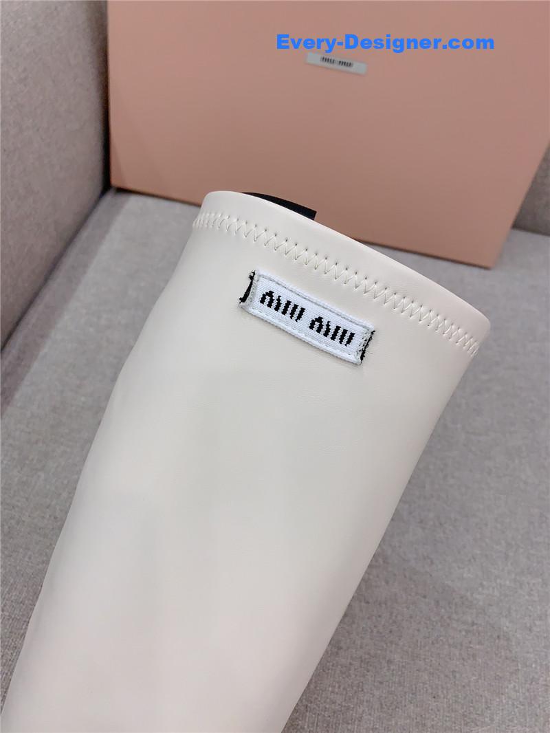 miumiu new pointed toe high heel elastic sock boots