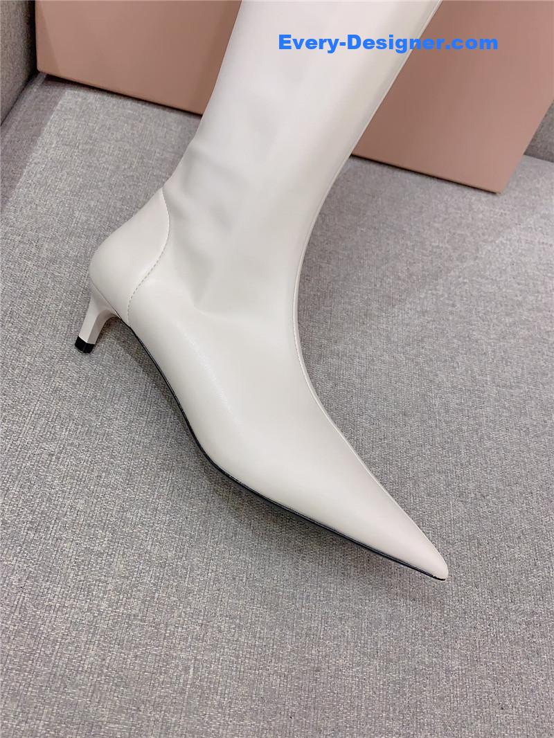 miumiu new pointed toe high heel elastic sock boots