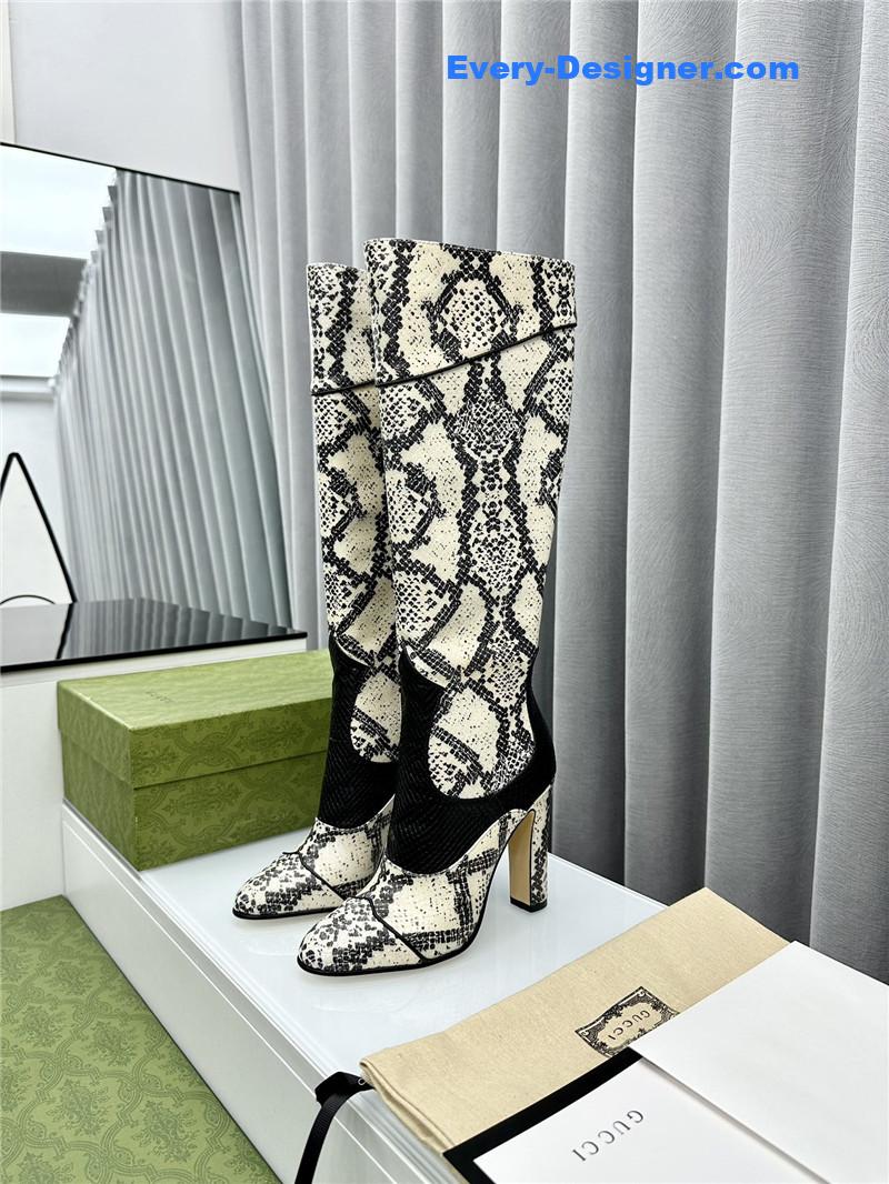 Gucci fall and winter catwalk equestrian boots