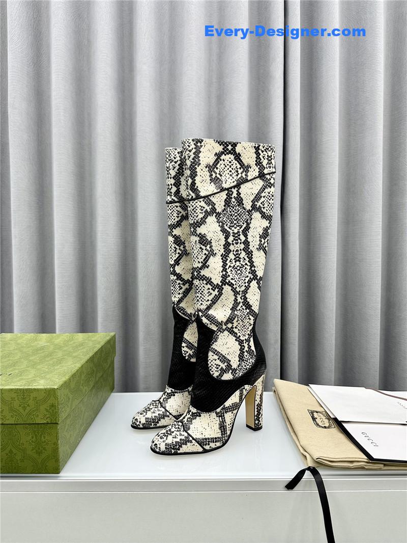 Gucci fall and winter catwalk equestrian boots