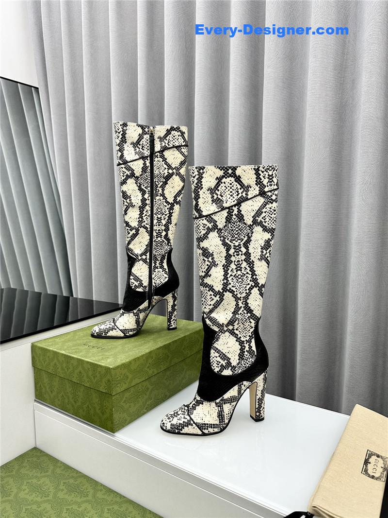 Gucci fall and winter catwalk equestrian boots