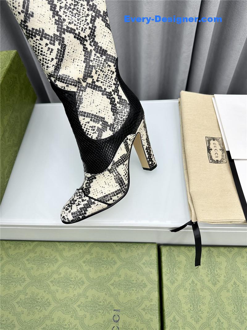 Gucci fall and winter catwalk equestrian boots