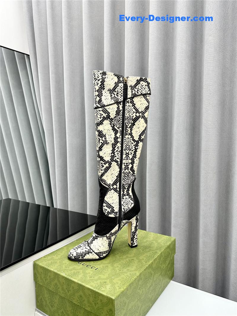 Gucci fall and winter catwalk equestrian boots