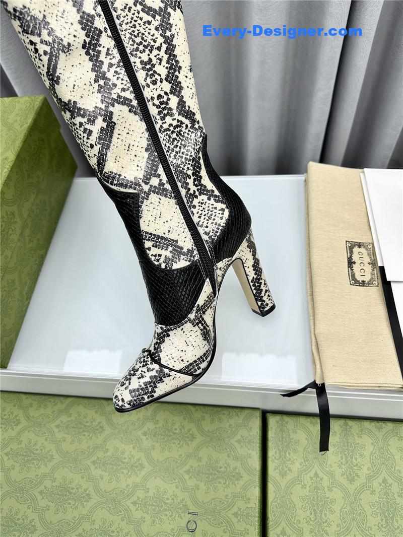 Gucci fall and winter catwalk equestrian boots