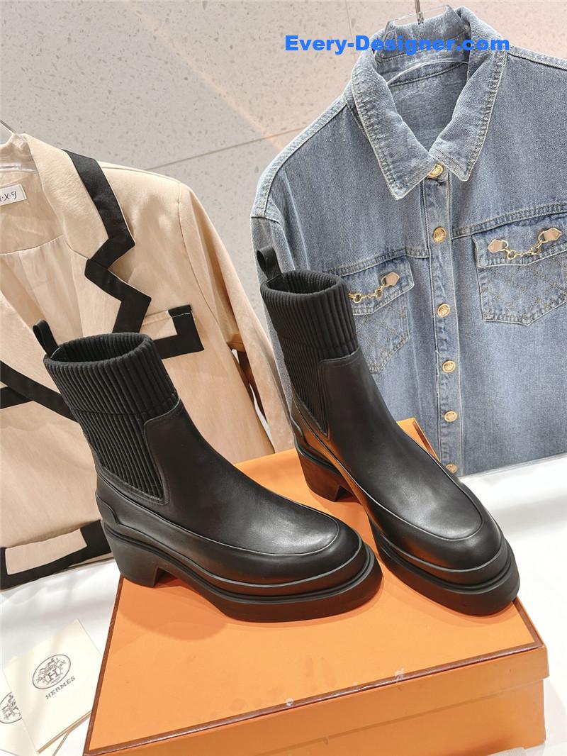 Hermes new autumn and winter Chelsea boots