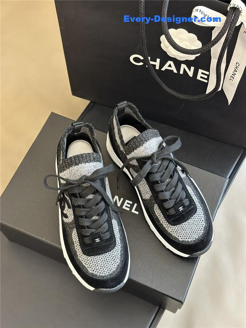 Chanel classic socks sneakers