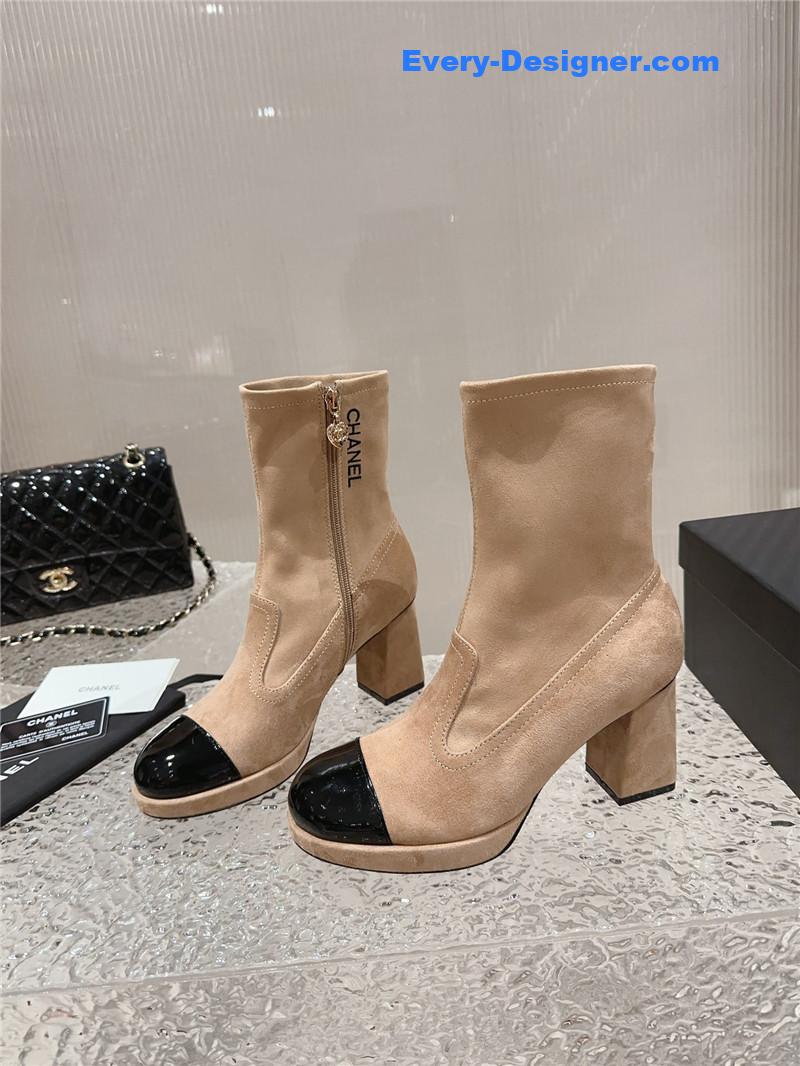 CC catwalk platform high heel boots