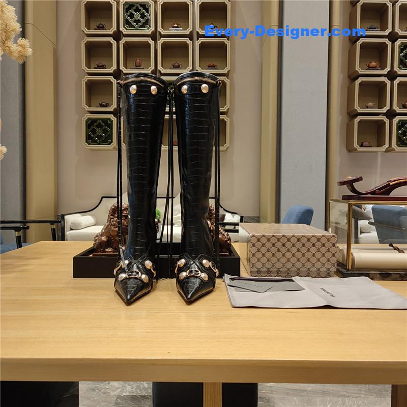 Ba1en*iaga metal stud le cagloe motorcycle boots