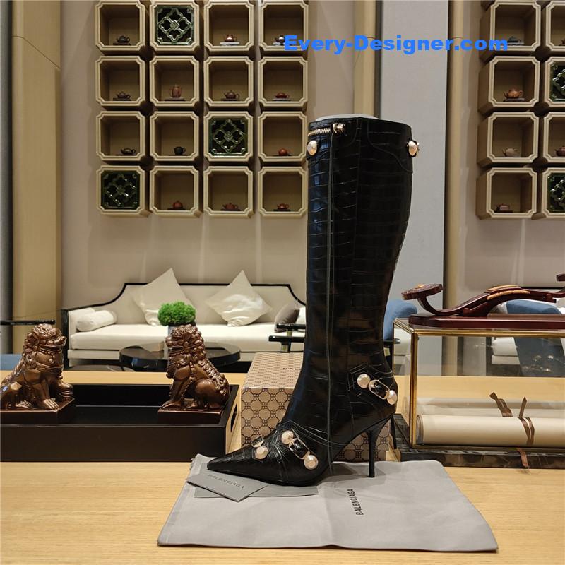 Ba1en*iaga metal stud le cagloe motorcycle boots