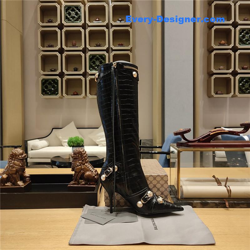 Ba1en*iaga metal stud le cagloe motorcycle boots