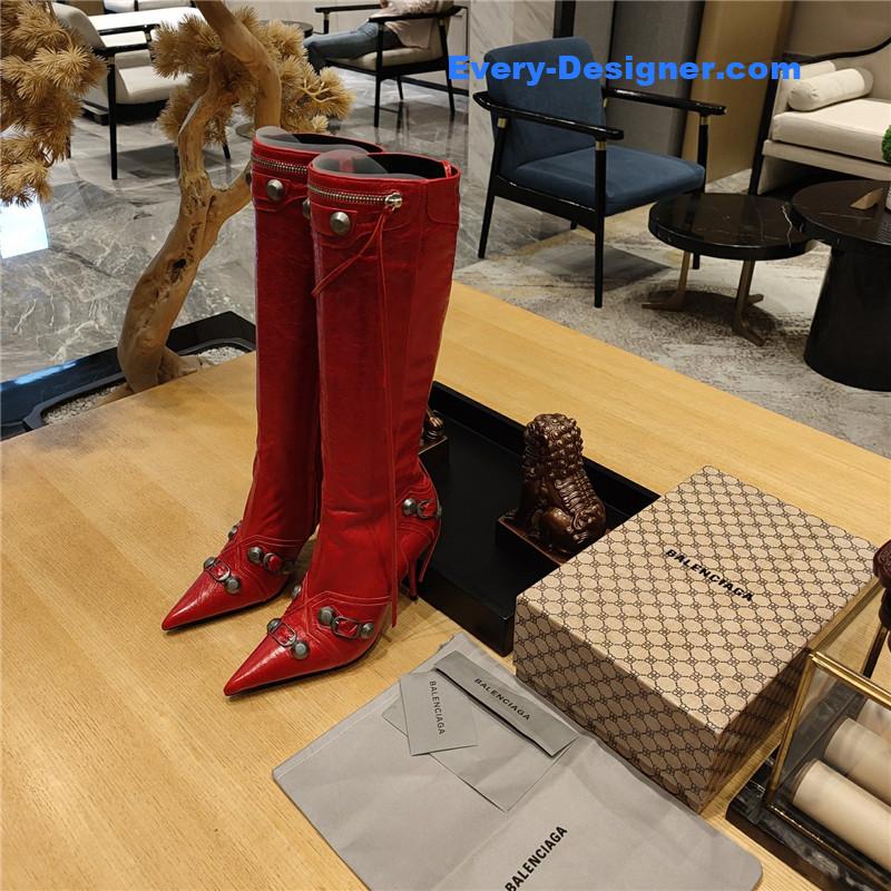 Balenciaga metal stud LE cagloe motorcycle boots