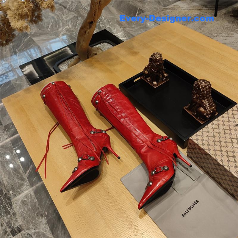 Balenciaga metal stud LE cagloe motorcycle boots